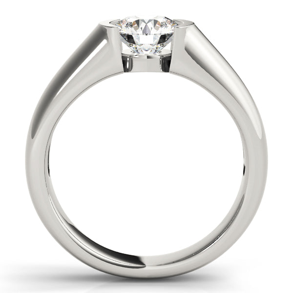 1.0 CT Round Diamond Solitaire Engagement Ring