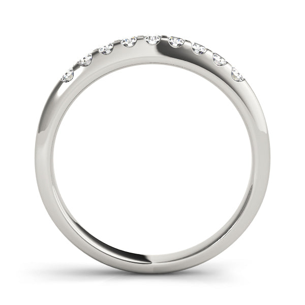 9-Diamond Round Wedding Ring