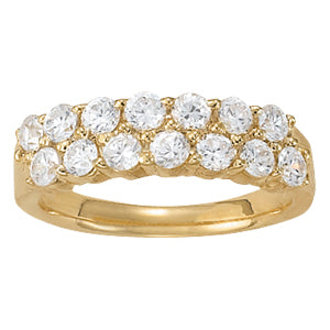 18K White Gold Multi-Diamond Fashion Ring