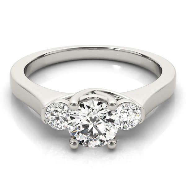 Three Stone Diamond Engagement Ring