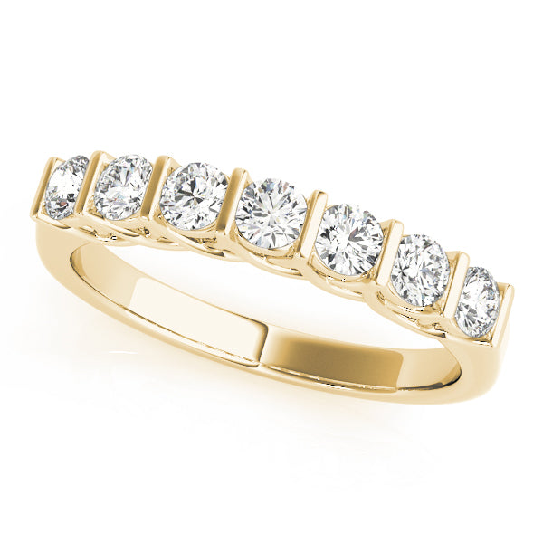 14K Yellow Gold Diamond Wedding Ring