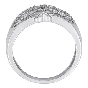 Platinum 1ctw Round Diamond Fashion Ring