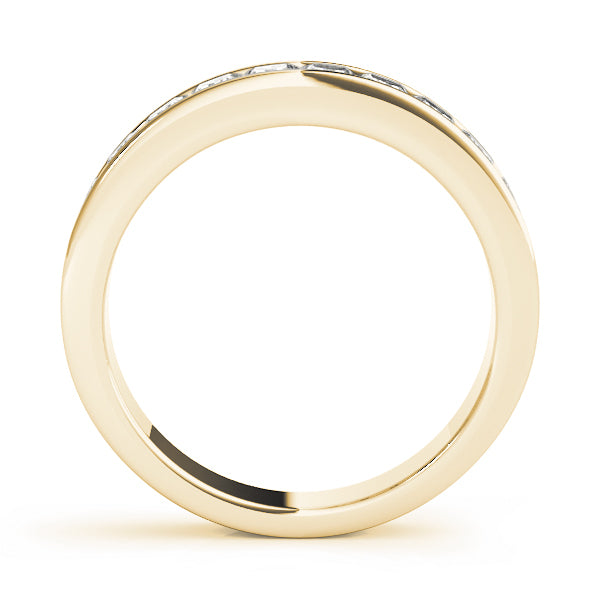 14K Yellow Gold 1 ct Diamond Wedding Ring