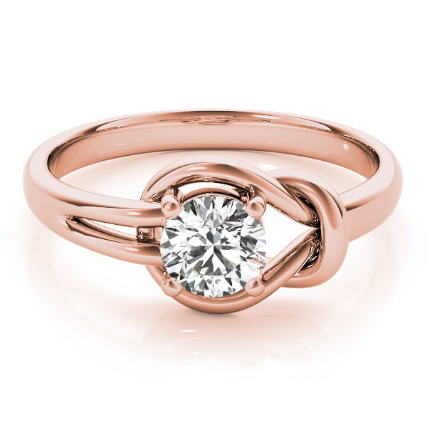 18K Rose Gold 1CT Diamond Fashion Ring