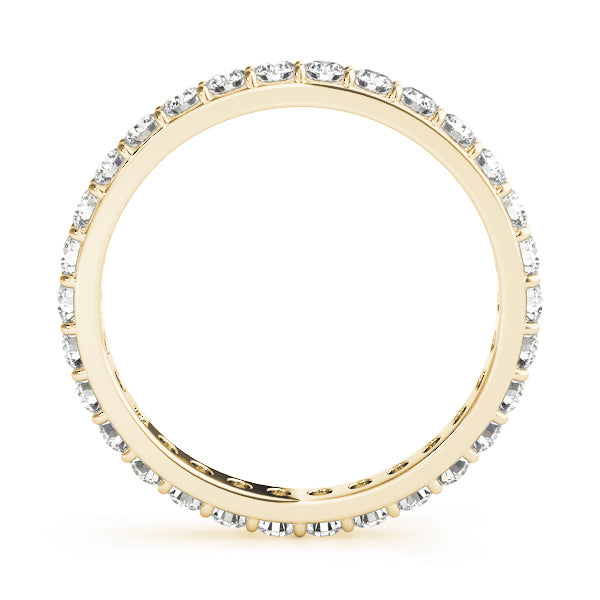 14K Yellow Gold 3/8 ct Diamond Wedding Band