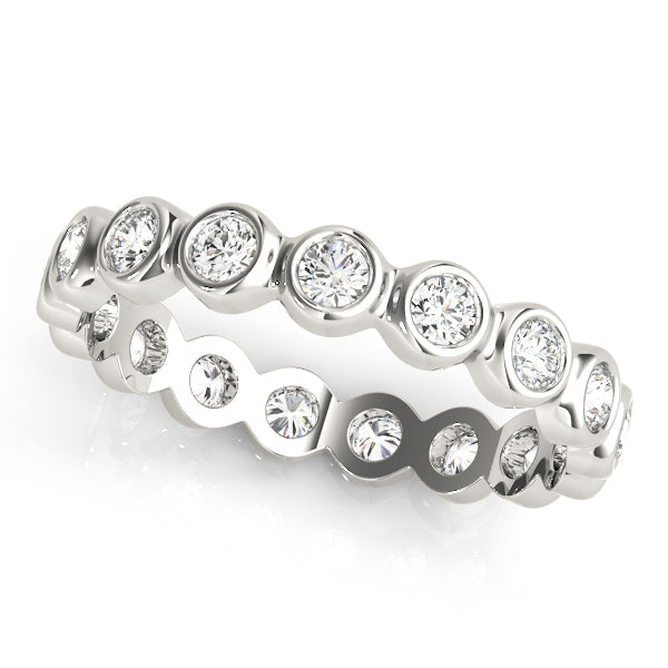 Platinum 5/8 CT Diamond Wedding Ring
