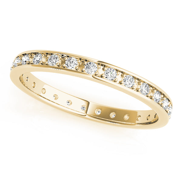 14K Yellow Gold Diamond Wedding Ring