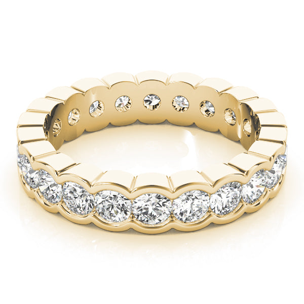 18K Yellow Gold 7/8 ct Diamond Wedding Band