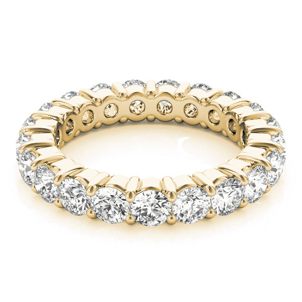 14K Yellow Gold Multi-Diamond Wedding Ring