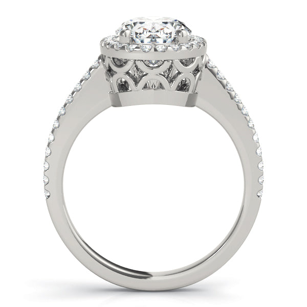 Halo Diamond Engagement Ring