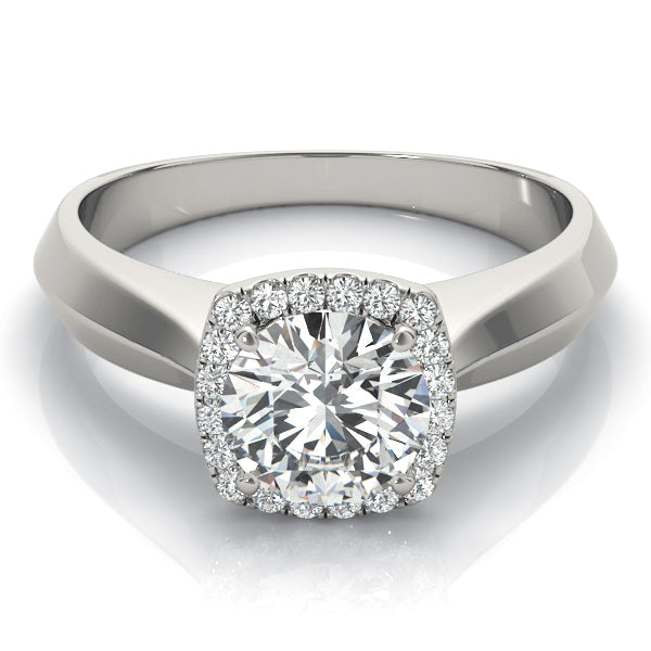 Halo Diamond Engagement Ring