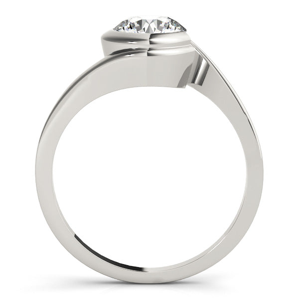0.5 CT Round Diamond Engagement Solitaire Ring