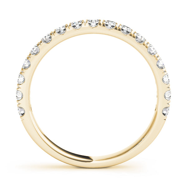 18K Yellow Gold 1 CT Diamond Wedding Band