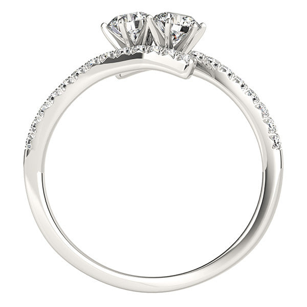 Platinum Multi-Diamond Fashion Statement Ring
