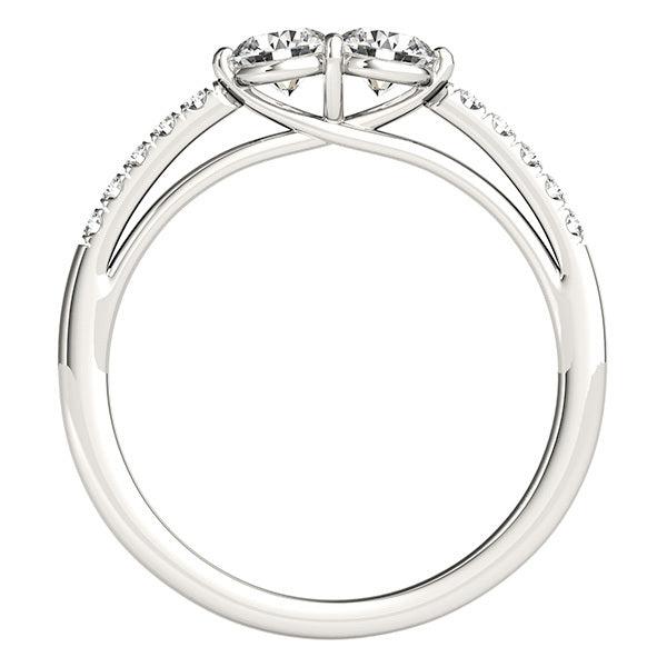 18K White Gold Multi-Diamond Fashion Ring