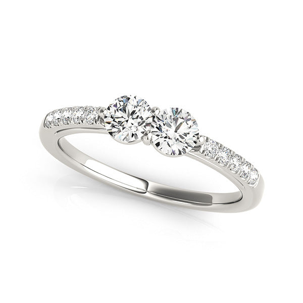 18K White Gold Multi-Diamond Fashion Ring