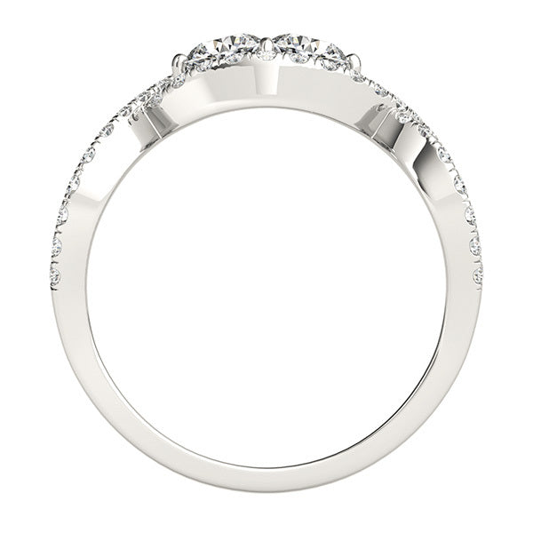 Multi-Diamond Round Fashion Ring