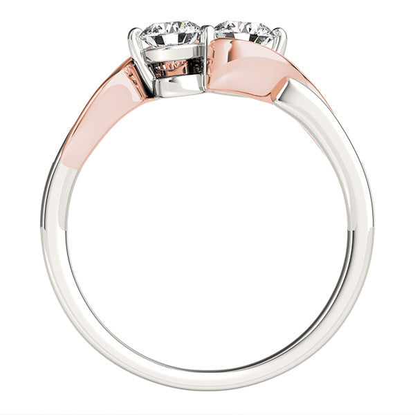 Platinum White 1.12ctw Diamond Fashion Ring
