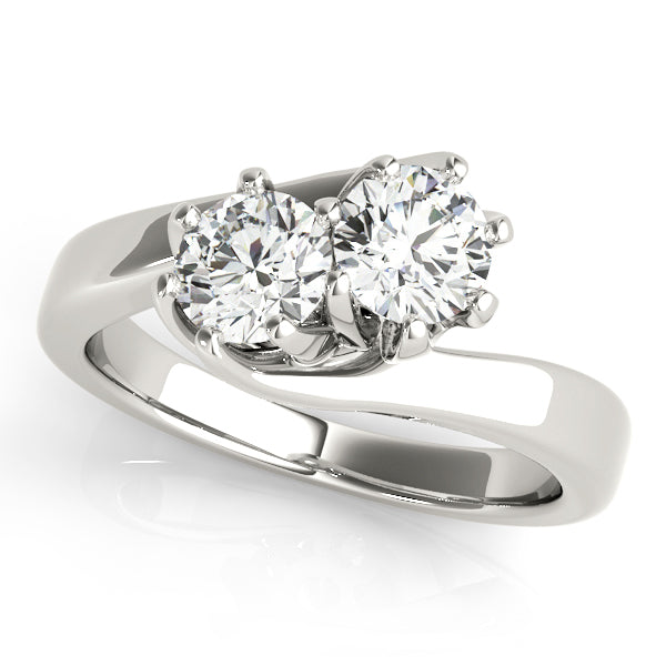 18K White Gold 1ctw Round Diamond Fashion Ring