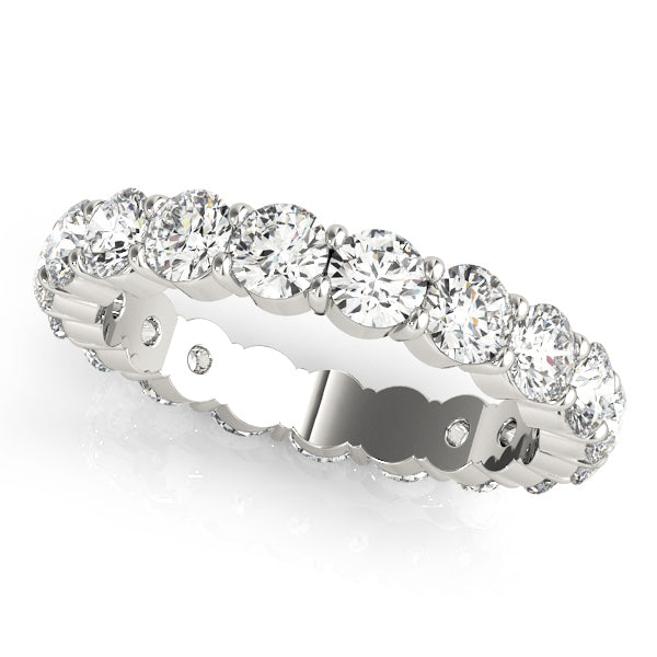 18K White Gold Diamond Wedding Ring
