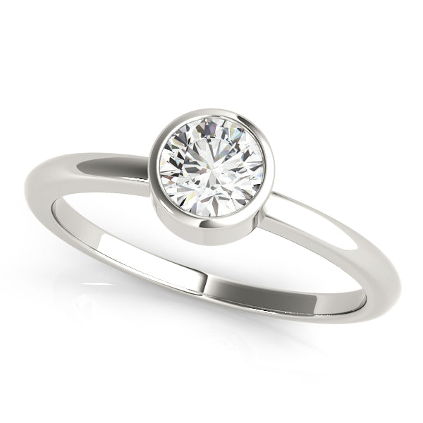0.5 CT Round Diamond Solitaire Engagement Ring