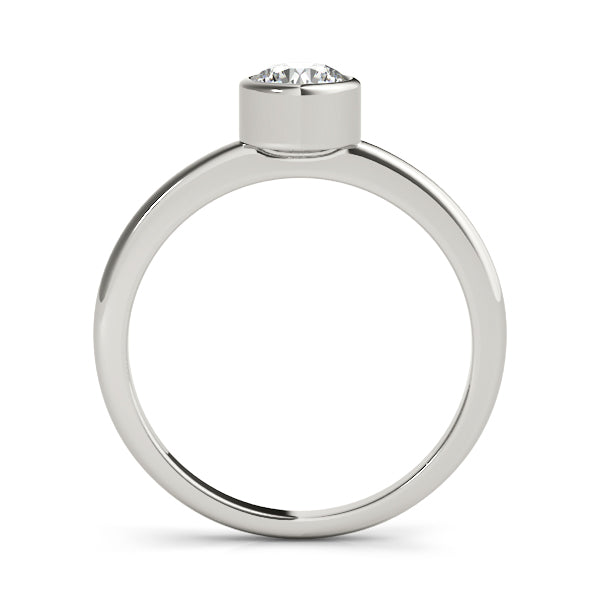 0.5 CT Round Diamond Solitaire Engagement Ring
