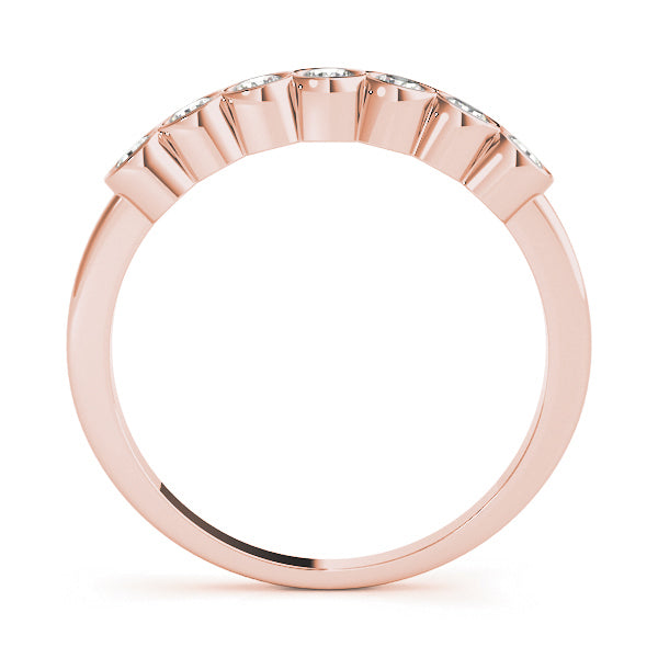 14K Rose Gold Multi-Diamond Fashion Ring