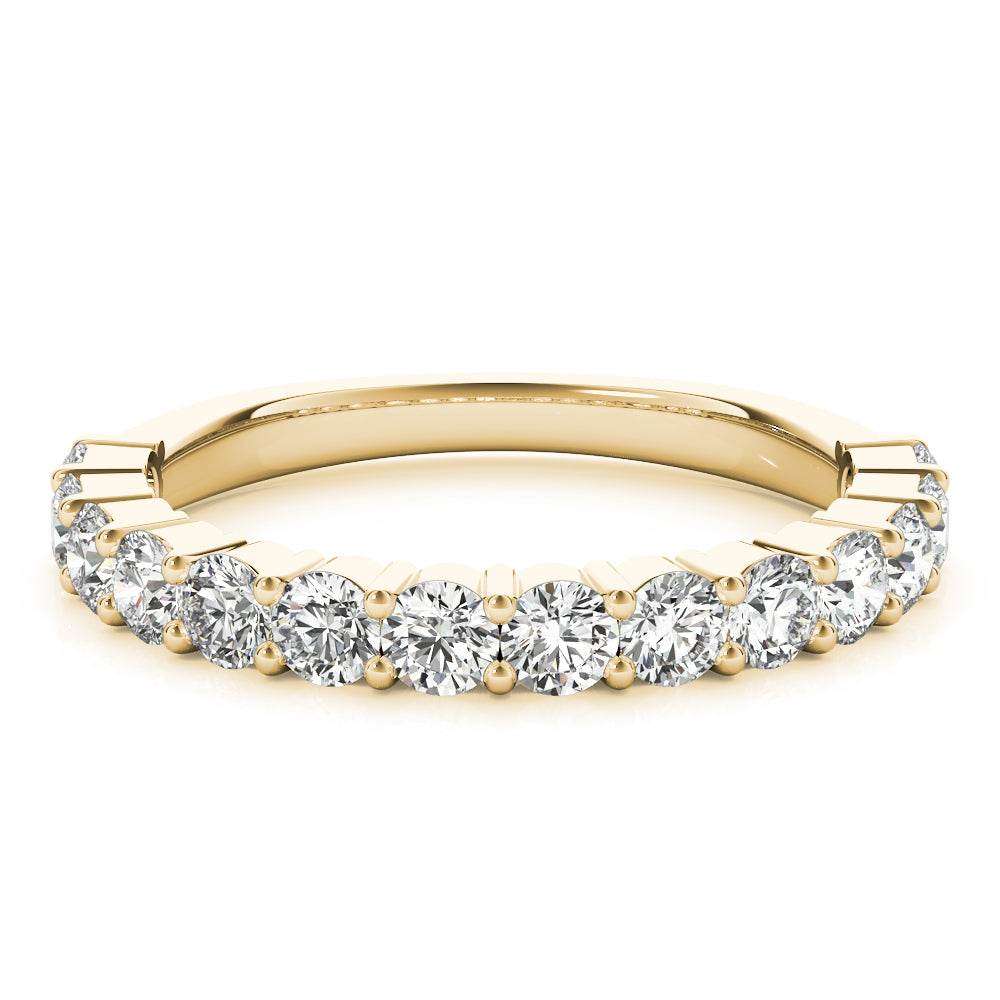 14K Yellow Gold 1 CT Diamond Wedding Band