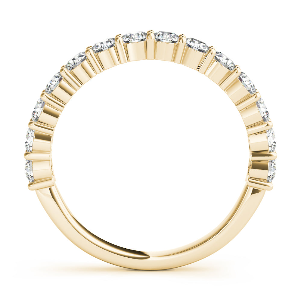 14K Yellow Gold 1 CT Diamond Wedding Band