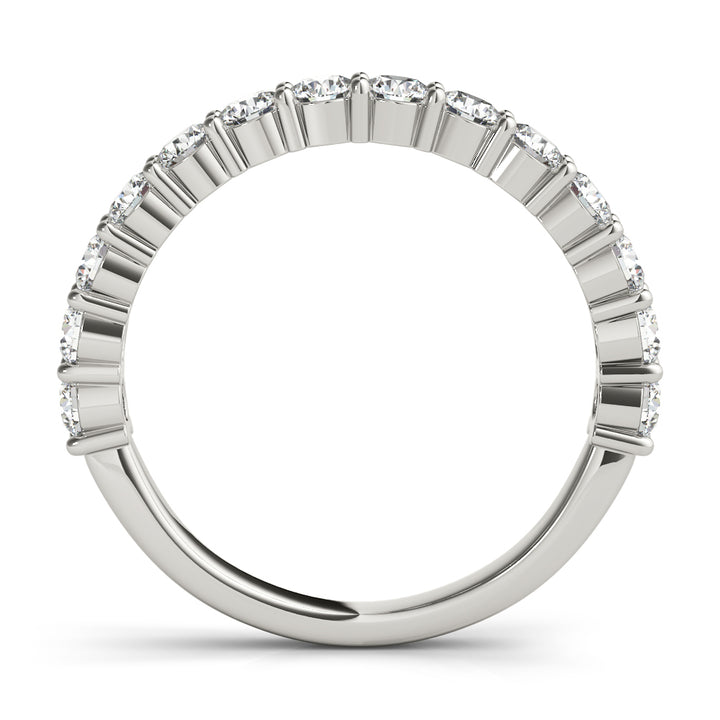 14K White Gold Diamond Wedding Ring