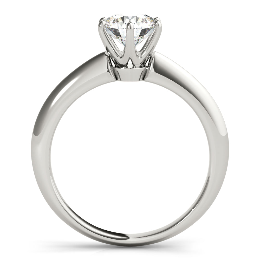 1.0 CT Round Diamond Solitaire Engagement Ring
