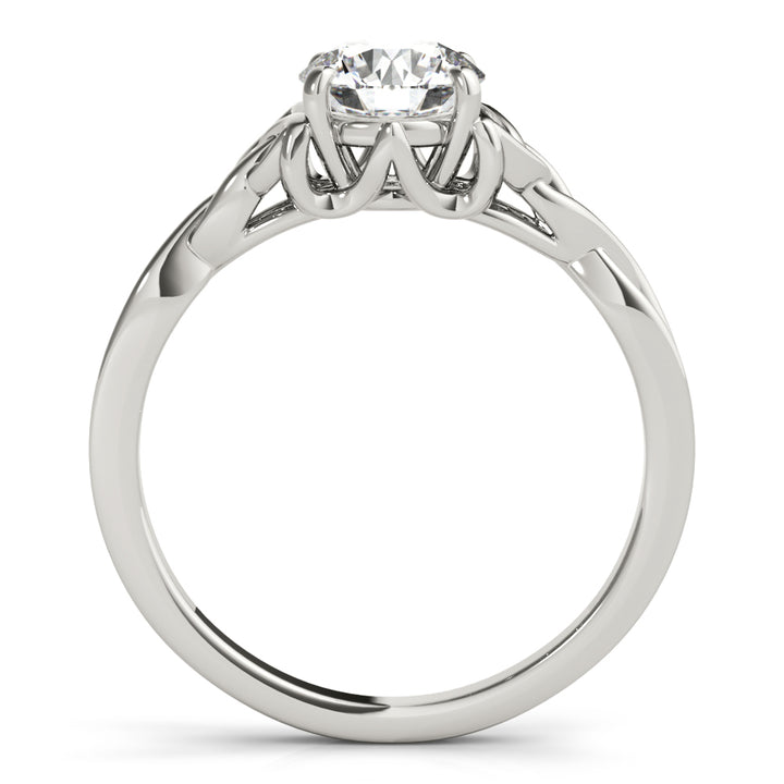 0.47 CT Round Diamond Solitaire Engagement Ring