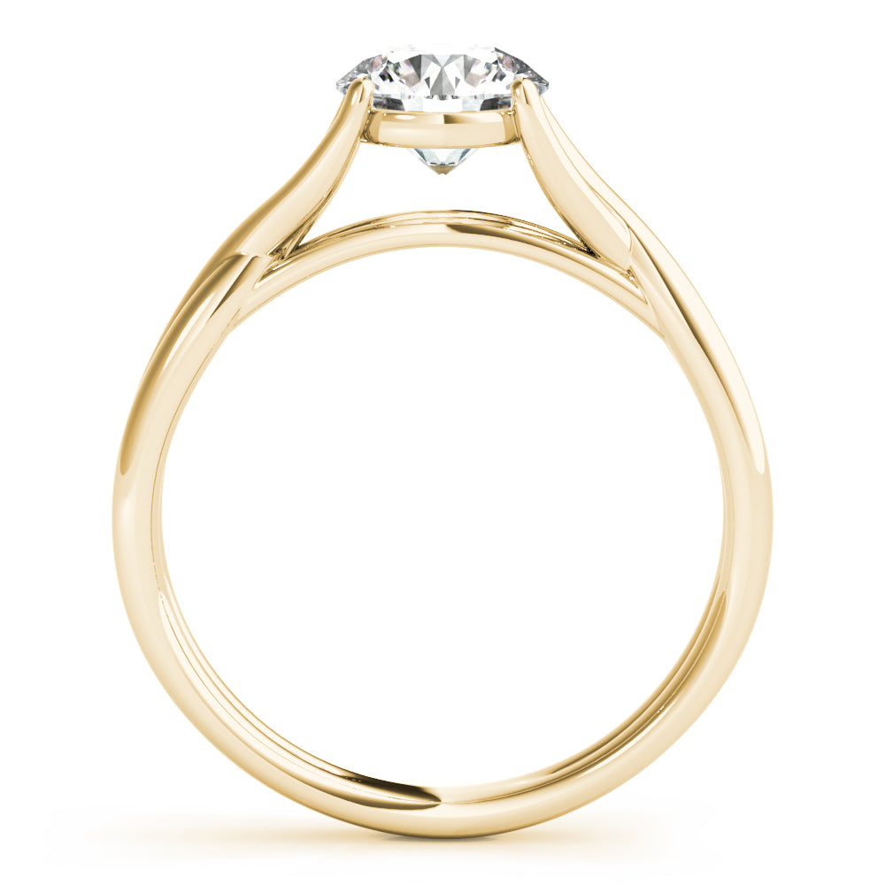 14K Yellow Gold 1ct Diamond Engagement Solitaire Ring