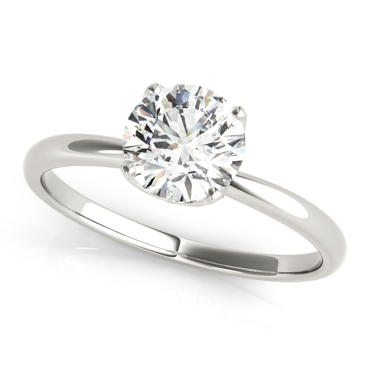 18K White Gold 1 ct Diamond Engagement Ring