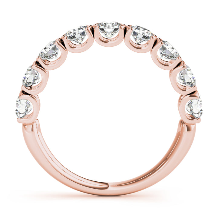 Rose Gold 0.75 CT Diamond Wedding Band
