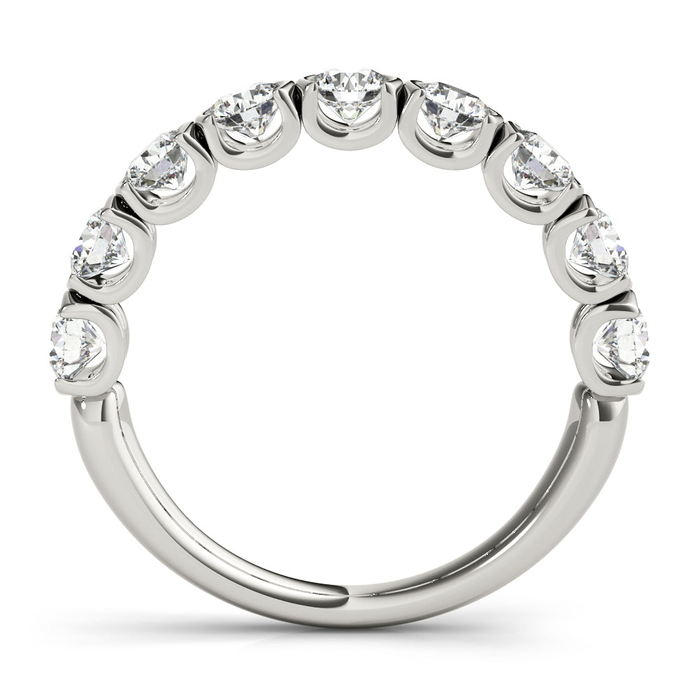 9-Diamond Round Wedding Ring