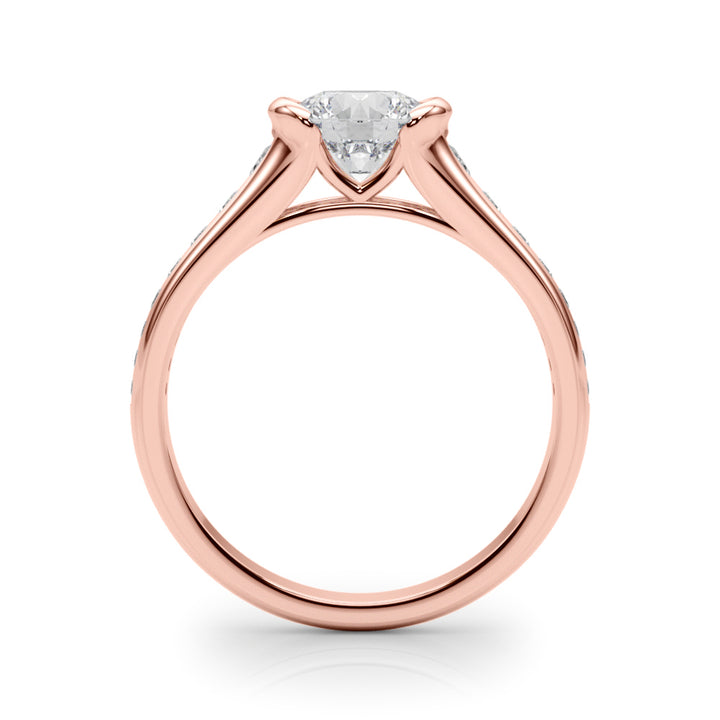 18K Rose Gold 1.33ctw Round Diamond Ring