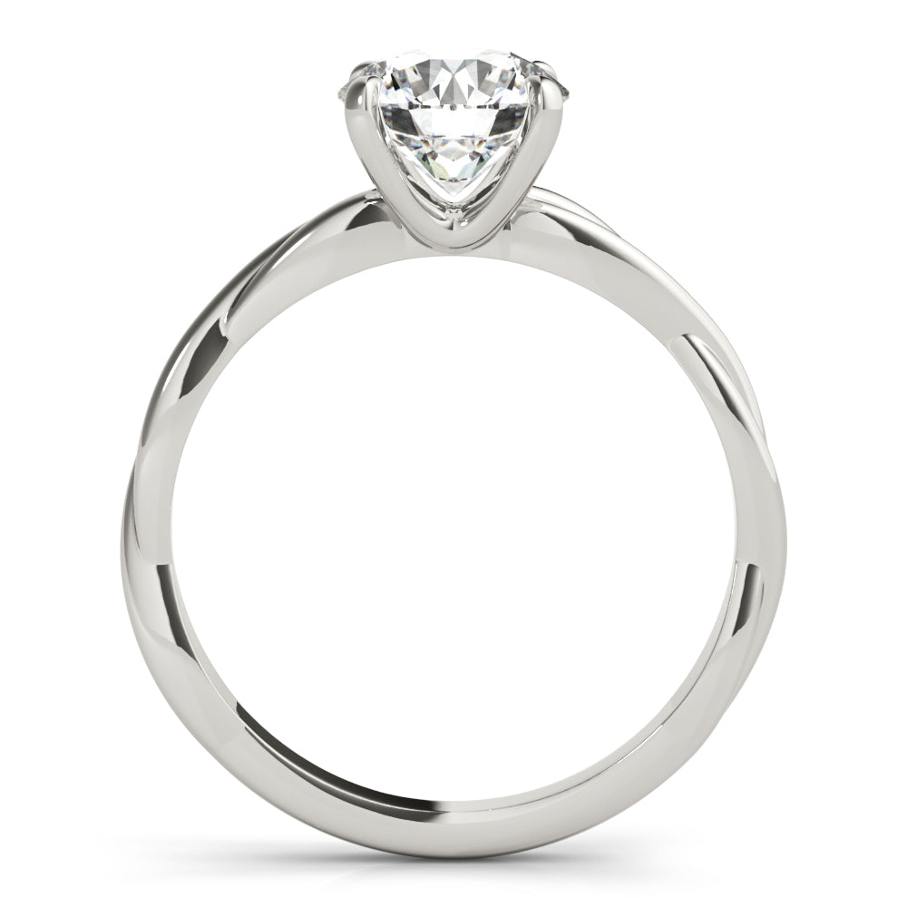 1.0 CT Round Diamond Solitaire Engagement Ring