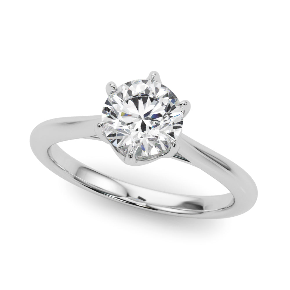 1.0 CT Round Diamond Solitaire Ring | Engagement
