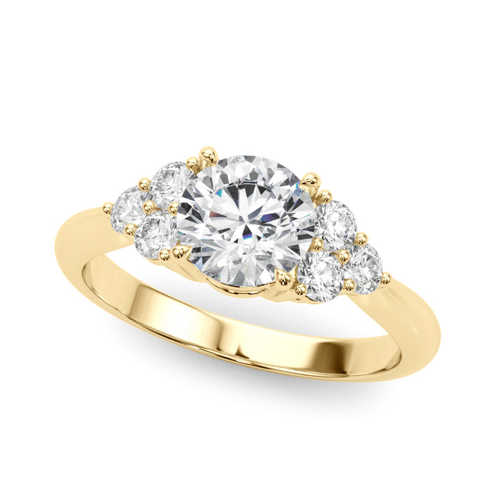 14K Yellow Gold 1.33ctw Diamond Engagement Ring