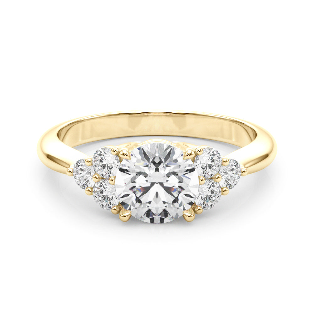 14K Yellow Gold 1.33ctw Diamond Engagement Ring