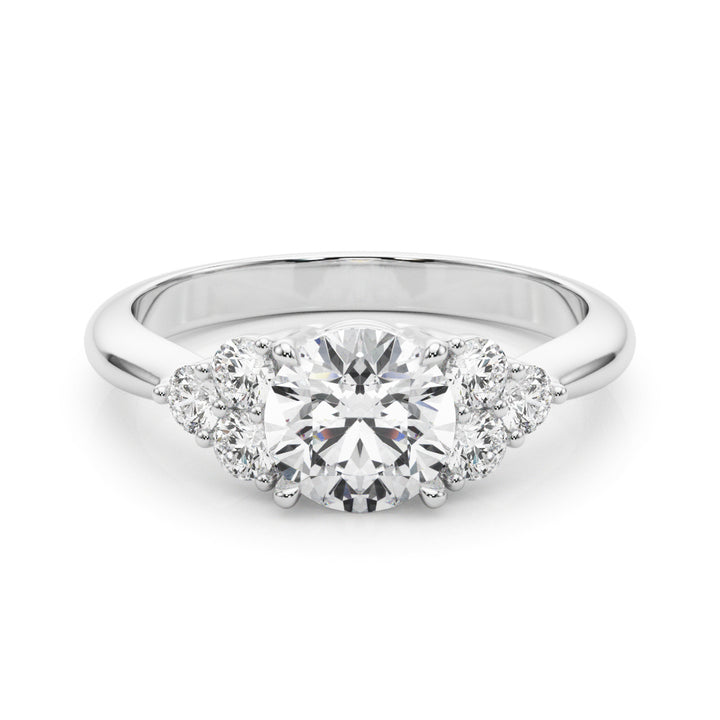 Multi-Diamond Round Accent Ring