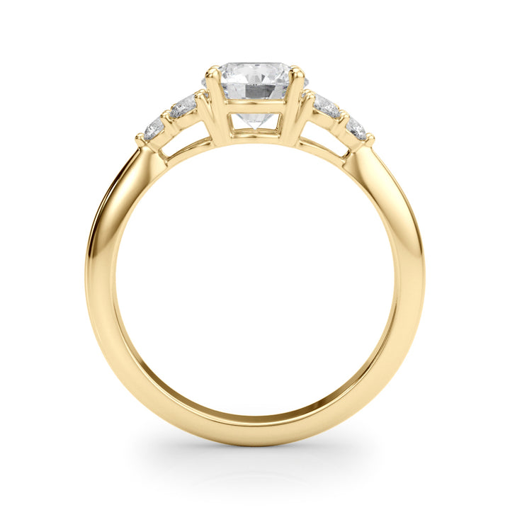 14K Yellow Gold 1.33ctw Diamond Engagement Ring