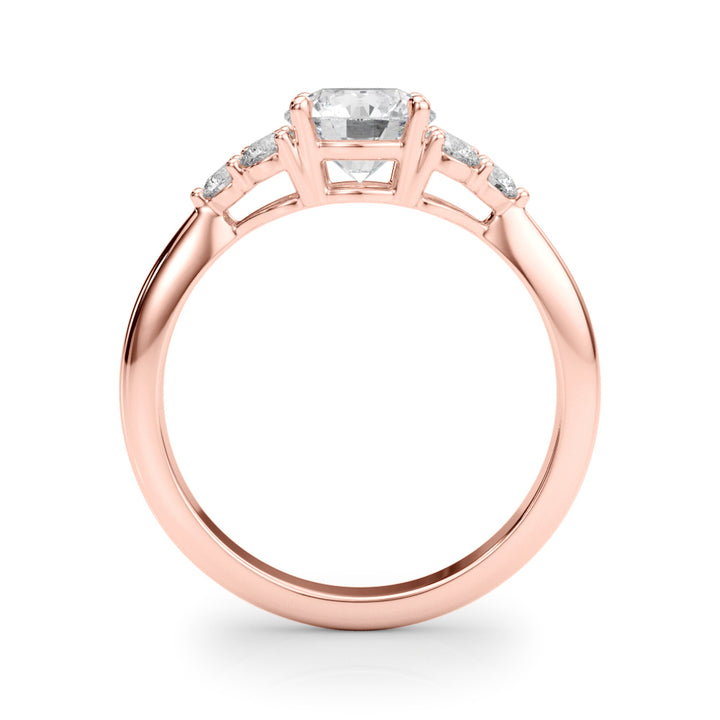 14K Rose Gold 1.33ctw Diamond Engagement Ring