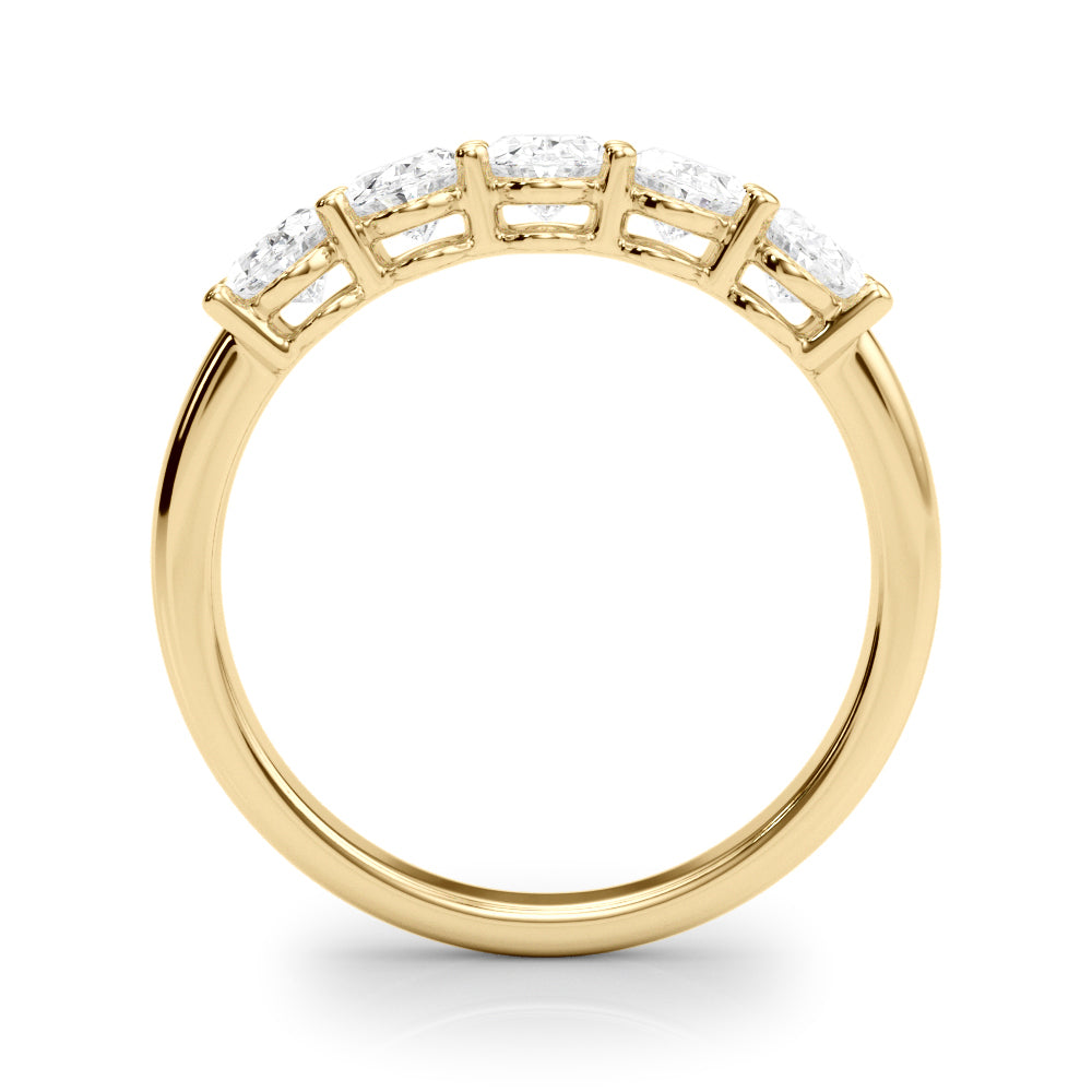 14K Yellow Gold 1.65 CT Oval Diamond Engagement Ring