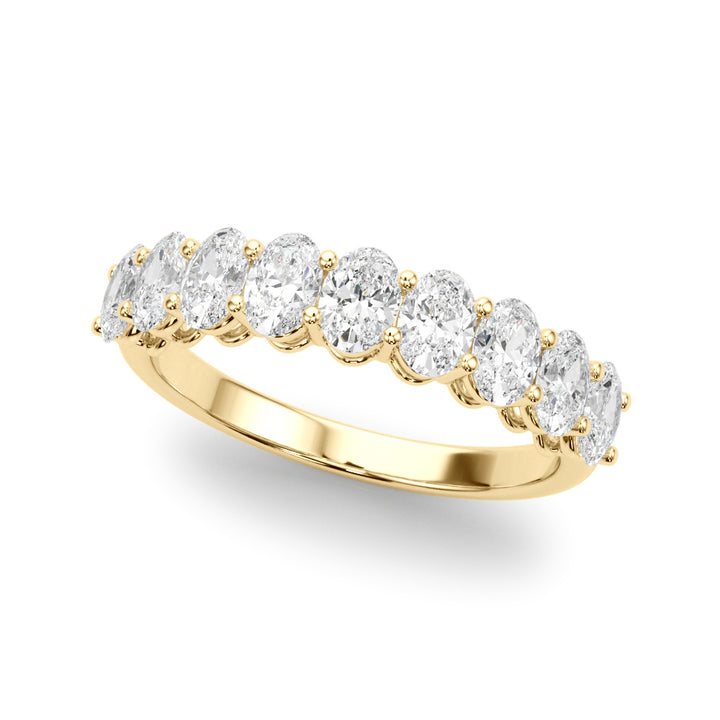14K Yellow Gold 1.8 CT Oval Diamond Engagement Ring