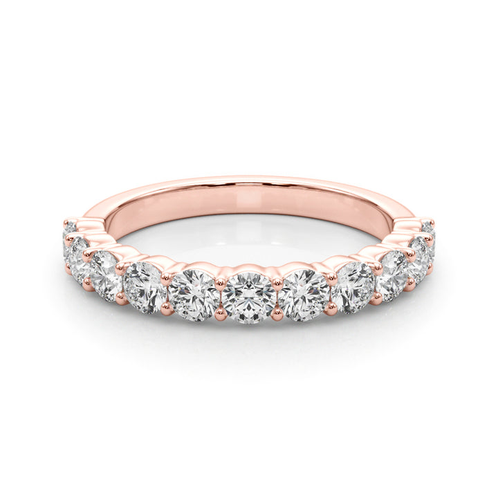 18K Rose Gold Multi-Diamond Engagement Ring