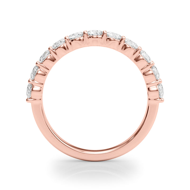 18K Rose Gold Multi-Diamond Engagement Ring