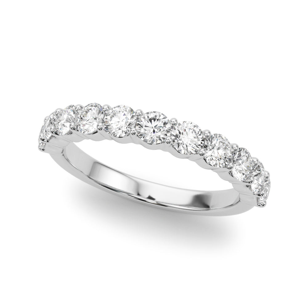 14K White Gold Diamond Cluster Engagement Ring