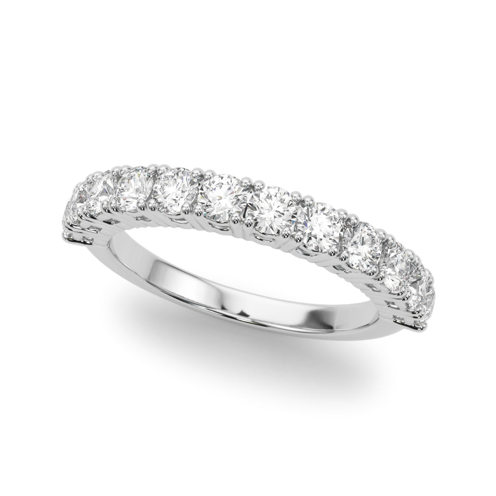 14K White Gold Diamond Wedding Ring